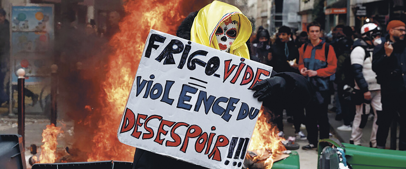 Frankrig-demonstration