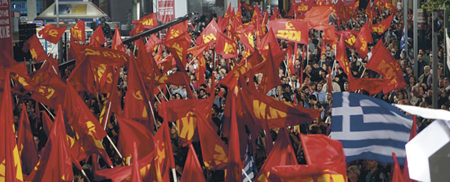 KKE-demonstration-graekenland
